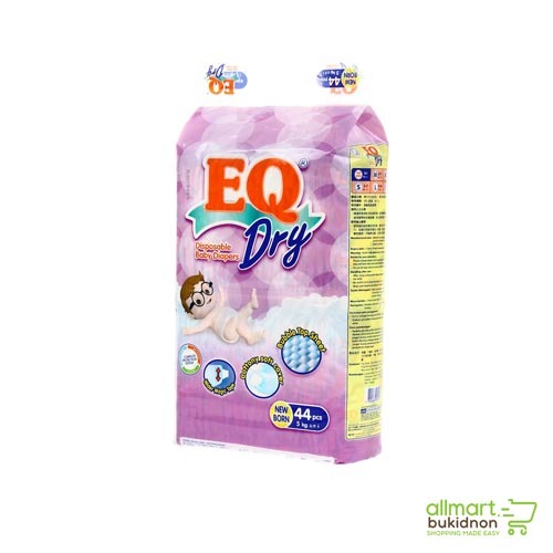 img-EQ Dry  Econopack Diaper Newborn 44s