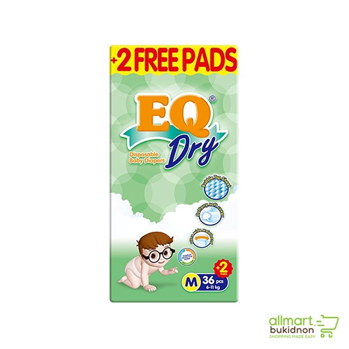 img-EQ Dry Econo Pack Diaper Medium 36s+2