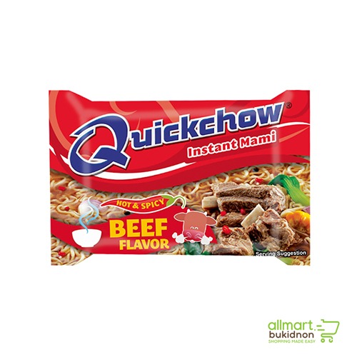 img-Quick Chow Instant Noodles Beef Hot & Spicy 55g