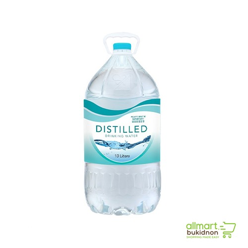 img-Nature's Spring Distilled Drinking Water 10L