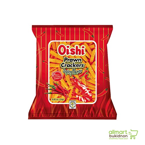 img-Oishi Prawn Crackers Spicy 24g