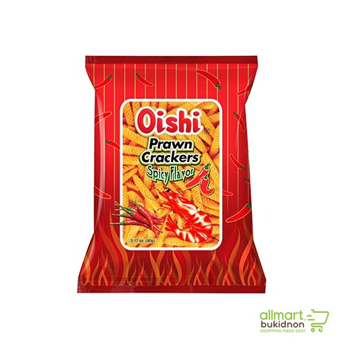 img-Oishi Prawn Crackers Spicy 90g