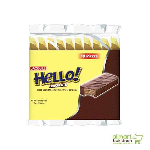 img-Hello Choco Coated Chocolate Wafer 15g x 10s