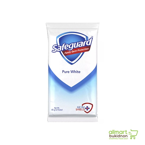 img-Safeguard Pure White Bath Soap  Sachet 60g x 6s